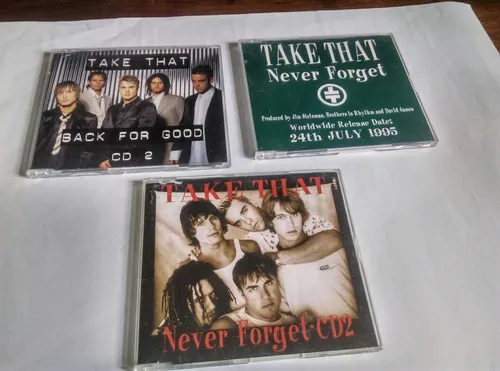 3 Cds Single -take That. Ljp (Usado)