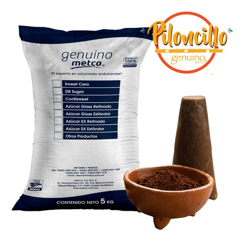 Piloncillo Granulado Genuino Metco® Bulto 5 Kilos