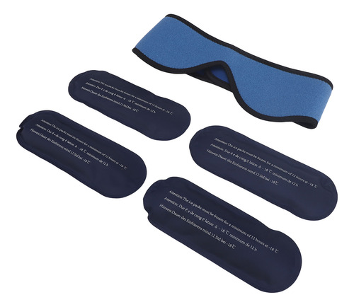 Blue Face Ice Pack Professional Alivia A Fadiga Muscular