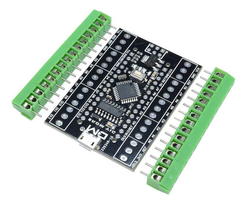 Tarjeta Desarrollo Nano V3.0 Atmega328 Micro Usb Con Bornes