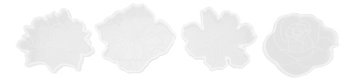 Moldes De Resina, 4 Piezas, Moldes Para Posavasos, 4 Estilos