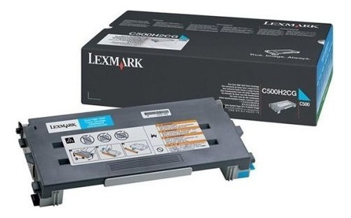 Toner Lexmark Alta Capacidad C500 Cyan 3000 Páginas /vc Tinta Cian