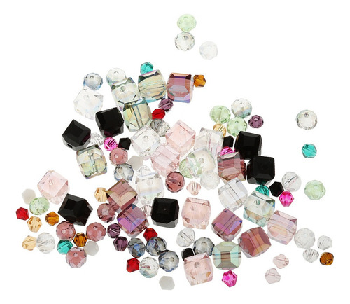 Paquete De 100 Surtidos De Cristal Diy Encantos Del Pelo