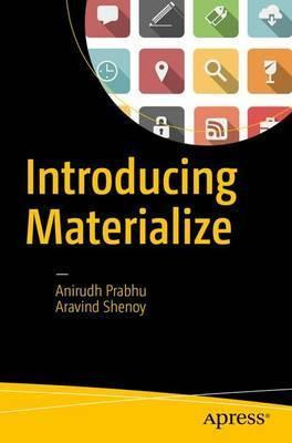 Libro Introducing Materialize - Anirudh Prabhu