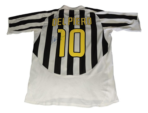 Jersey Juventus 2003-04 Local Firmada Alessandro Del Piero 