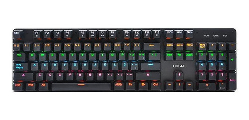 Teclado Mecanico Gamer Noga Clover Retroiluminado Blue Usb