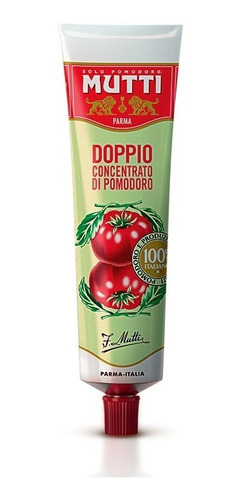 Concentrado De Tomate Pomodoro Mutti 130 Gr Origen Italia