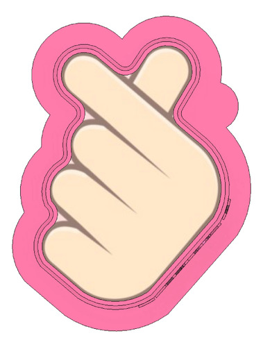 Cortador De Galleta Corazón Coreano 10cm San Valentín