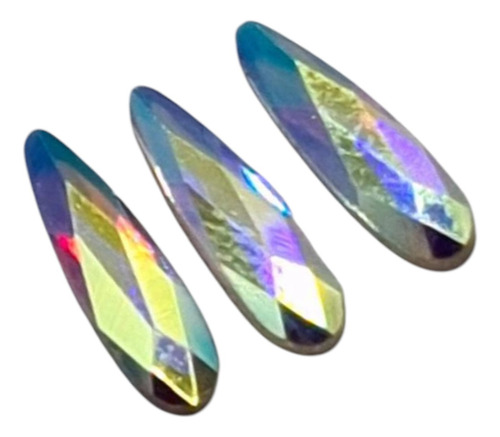 Cristales Duse, Raindrop 10x2.8mm Swarovski Para Uñas 20pz Raindrop Flat 10x2.8mm