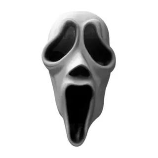 Máscara Fantasma Elástico 100% Latex Cosplay Fantasia Spook