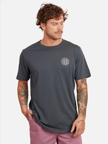 Polera Cookie Madness Ss Tee Hombre Gris Maui And Sons