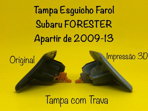 Imagem 5 de 6 de Com Trava Tampa Lavador Farol Subaru Forester 09 - 13