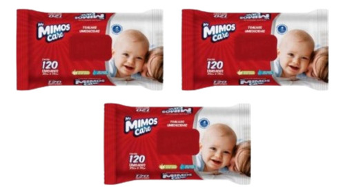 Lenço Toalhas Umedecidas My Mimos Kit C/3 Unidades 360 Tolha