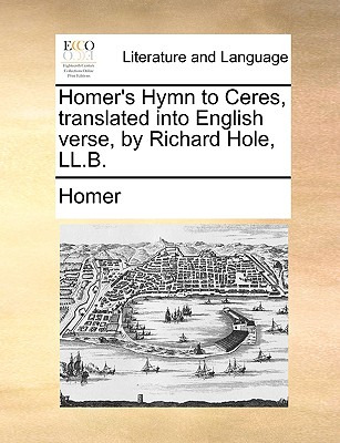 Libro Homer's Hymn To Ceres, Translated Into English Vers...