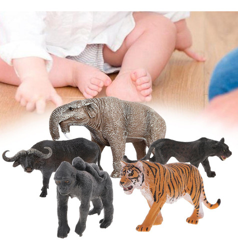 W 5x Figura De Animal Prehistórico Conjunto De Juguetes