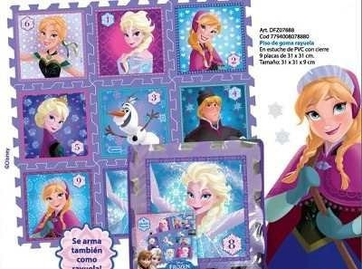 Pisos Blandos De Goma Eva Disney Frozen 9 Piezas Tapimovil