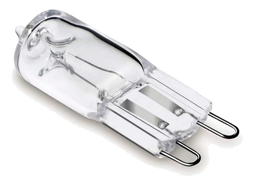 Imagem 1 de 5 de Kit 10 Lâmpadas Halógena Halopin G9 40w 127v Transparente
