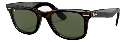 comprar Anteojos de sol Ray-Ban Wayfarer Classic talle Large armazón polished tortoise y lente green