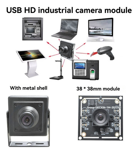 Y Módulo De Cámara Usb 720p, 30 Marcos, Cámara Industrial