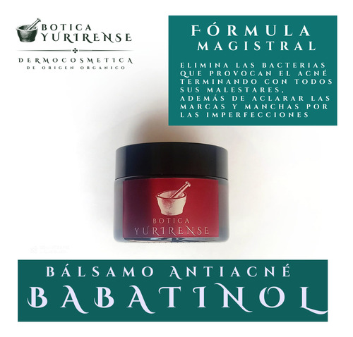 Fórmula Anti-acné (babatinol) 30gr.