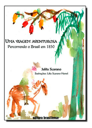 Viagem Aventurosa, Uma: Percorrendo O Brasil Em 1850, De Julita  Scarano. Editora Brasiliense, Capa Dura Em Português