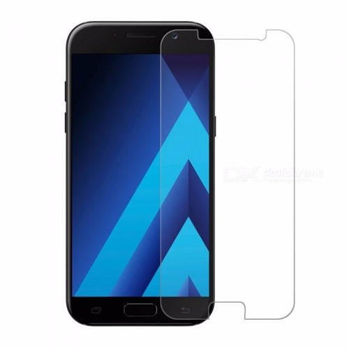 Vidrio Templado Protector Para Samsung A7 2017 Colocado