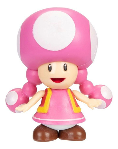 Super Mario - Boneco 2.5 Polegadas Colecionável - Toadette