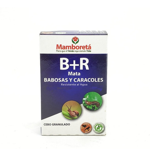 Imagen 1 de 2 de Molusquicida Cebo Mata Babosas Caracoles Mamboretá® B+r 100g