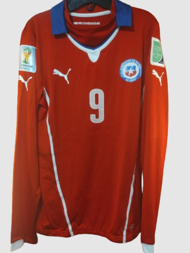 Camiseta Selección De Chile Año 2014 Versión Pro Power Cell (Usado)