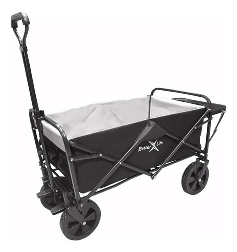 Carrito Vagon Plegable Betterlife GTR Color Negro
