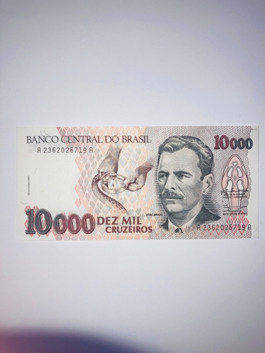 Nota 10000 Cruzeiros 1993 Vital Brasil