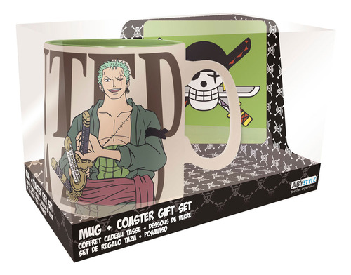 Taza Deone Piece-zoro Mug/coaster Gift Set