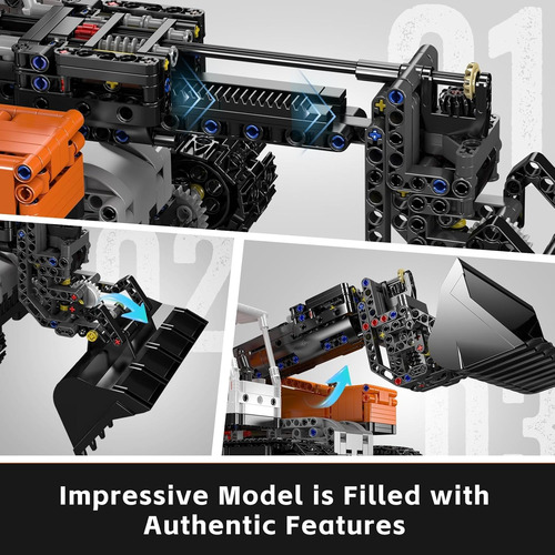 Tecnología Bulldozer Bloques De Construcción App Rc Control