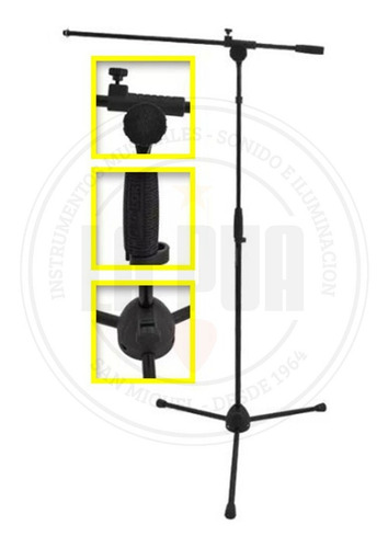 Imagen 4 de 7 de Soporte De Micrófono Pro-lok Pmb760 Profesional Boom Pesado