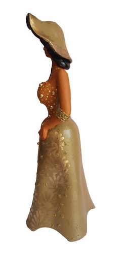 Imagem 2 de 10 de Boneca Vestido Longo Gliter Artesanato Alto Do Moura Caruaru