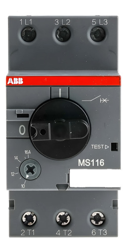 Protector Termomagnetico Ms116 10-16a  Abb