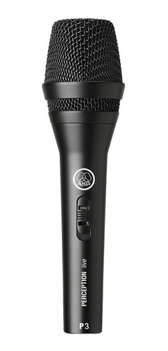 Micrófono Akg P3s Dinámico Cardioide Negro