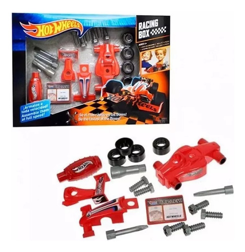 Set Para Armar Auto Carrera Hot Wheels Formula 1 25 Piezas