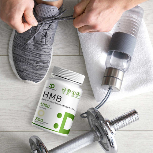 Hmb 1000mg Potencia Protección Muscular (300caps) Americano Sabor Sin Sabor