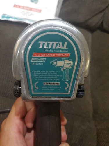 Pistola Neumática Impacto 1/2 Total Tools Tat40122