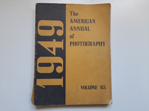 The American Photography 1949 Anuario Vol. 63 Fotografia