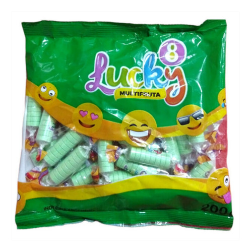 Pastilla Lucky 8 Verde X 200g