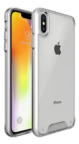 Estuche Forro Transparente Rígido Para iPhone X / Xs Max/ Xr