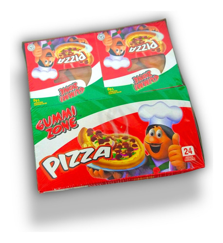 Gomitas Gummi Pizza 14 g pack x 10