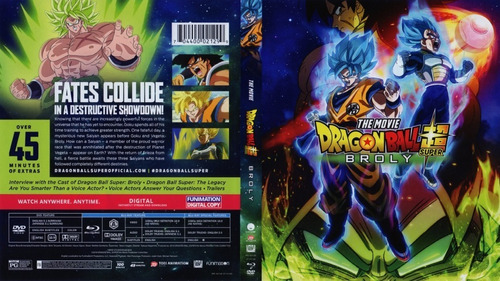 Dragon Ball Super Broly Dvd-bluray