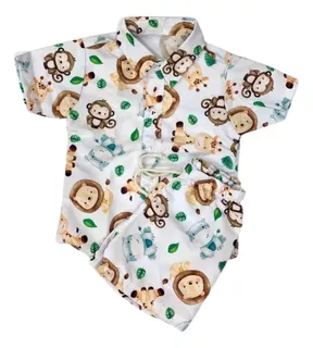 Conjunto Infantil Safari Menino Blogueirinho Mauricinho