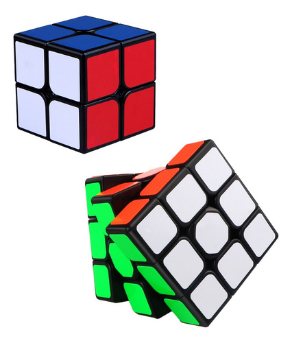 Pack 2 Cubos Tipo De  2x2 + 3x3