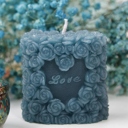 Moldes Silicona Rosa Para Velas Y Jabones Moldes Para Tartas
