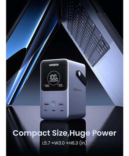Ugreen 300w 48,000mah Cargador Portátil Power Bank 153wh