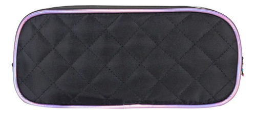 Estojo Simples Minnie Mouse Holográfico Preto E Lilás Xeryus